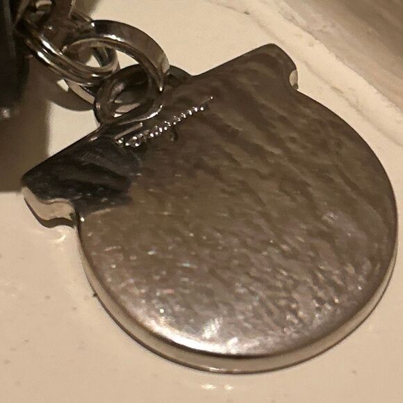 Ferragamo Zip Pocket Bifold Wallet Black Leather Compact Quiet Luxury - Picture 3 of 10